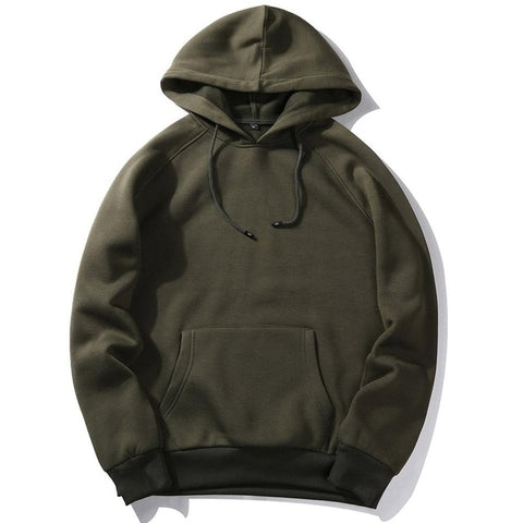 Fashion Color Hoodies Men's Thick