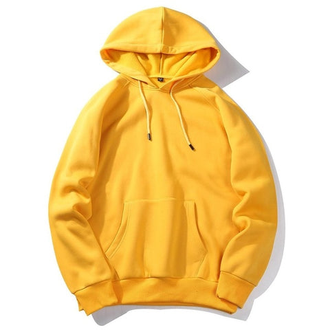 Fashion Color Hoodies Men's Thick