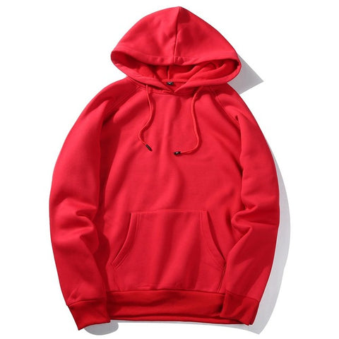 Fashion Color Hoodies Men's Thick
