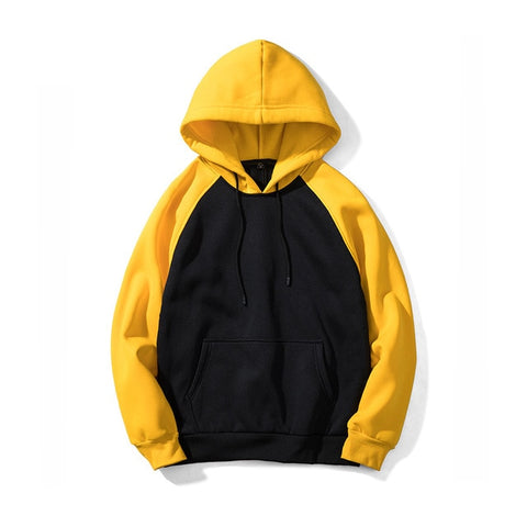 Fashion Color Hoodies Men's Thick