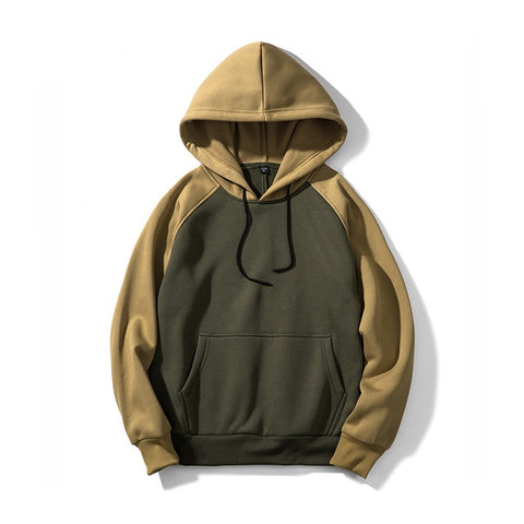 Fashion Color Hoodies Men's Thick
