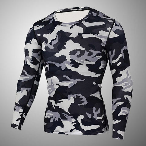 men sports  set tracksuits compression shirt