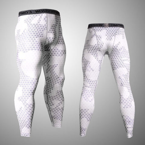 men sports  set tracksuits compression shirt