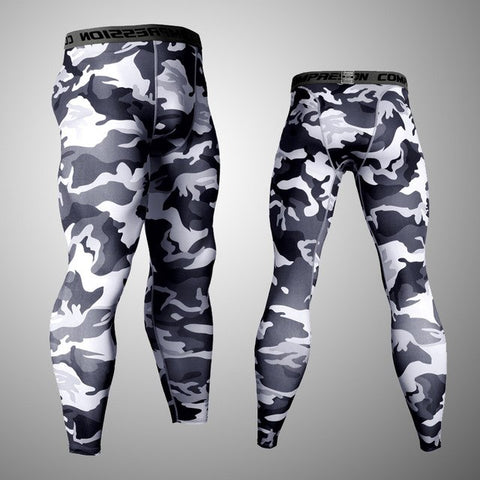 men sports  set tracksuits compression shirt