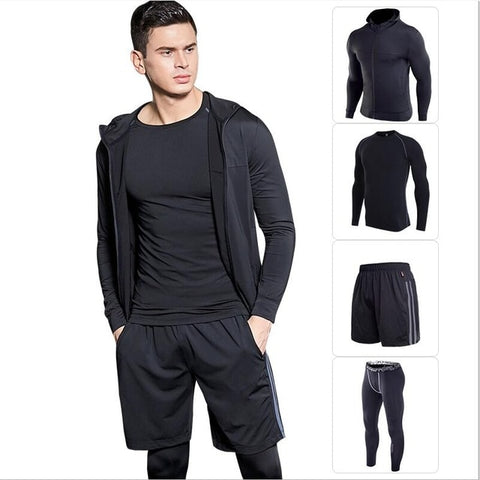 Sport Suit Men Men's Gym Training