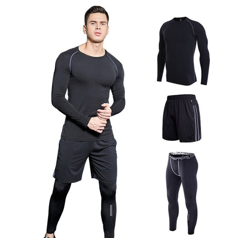 Sport Suit Men Men's Gym Training