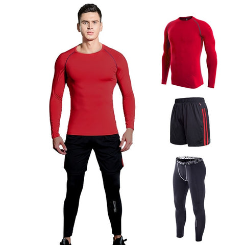 Sport Suit Men Men's Gym Training