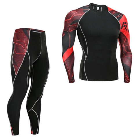 Men's Running Suit Tracksuit Gym
