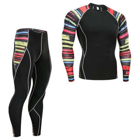 Men's Running Suit Tracksuit Gym