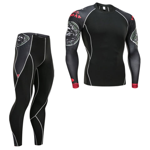 Men's Running Suit Tracksuit Gym