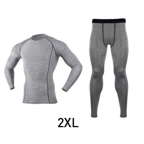 Men Training Sports Set Tight Pants