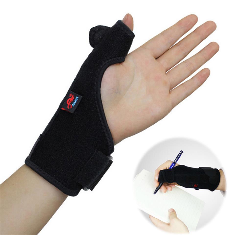 Elastic Thumb Wristband Spring Steel Wrap